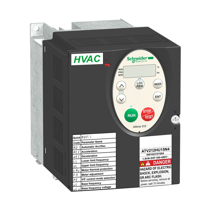 variable speed drive ATV212 - 2.2kW - 3hp - 480V - 3ph - EMC - IP21