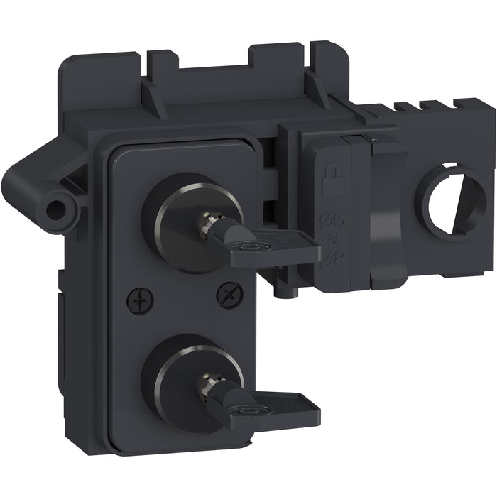 OFF-position locking - 2 identical Profalux keylocks + padlock - for MTZ2/MTZ3