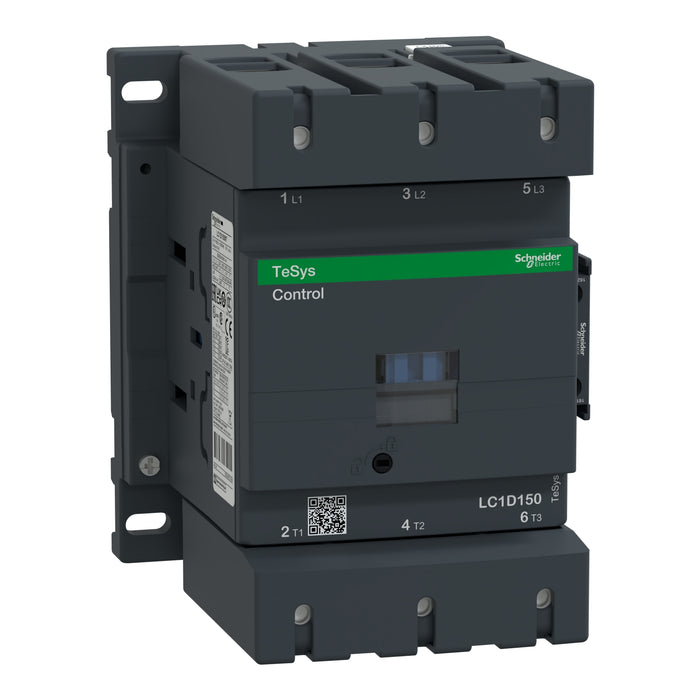 TeSys D contactor - 3P(3 NO) - AC-3 - <= 440 V 150 A - 400 V AC 50/60 Hz coil