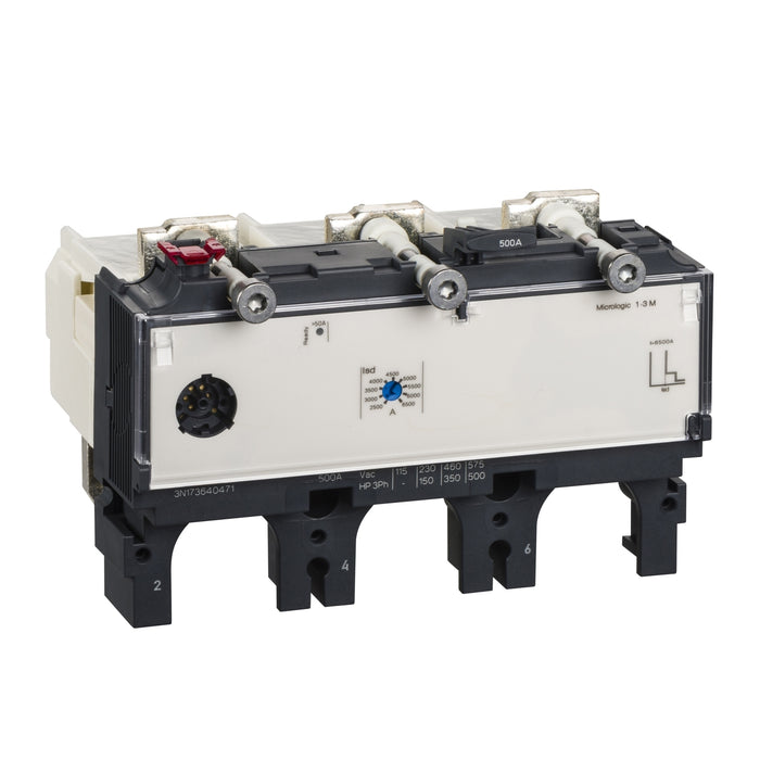 trip unit MicroLogic 1.3 M for ComPact NSX 400/630 circuit breakers, electronic, rating 320 A, 3 poles 3d