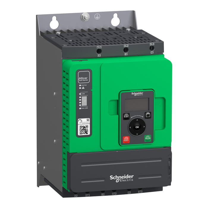 Altivar Soft Starter ATS480, 38 A, 208...690V AC, control supply 110...230V AC
