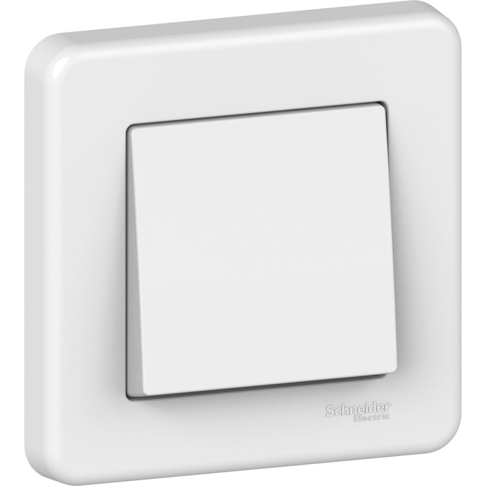 Leona - 1pole 2way switch - 10AX lift terminals - white