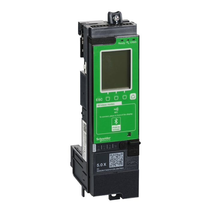 Micrologic 5.0 X control unit, for Masterpact MTZ2/MTZ3 circuit breakers, drawout, LSI protections