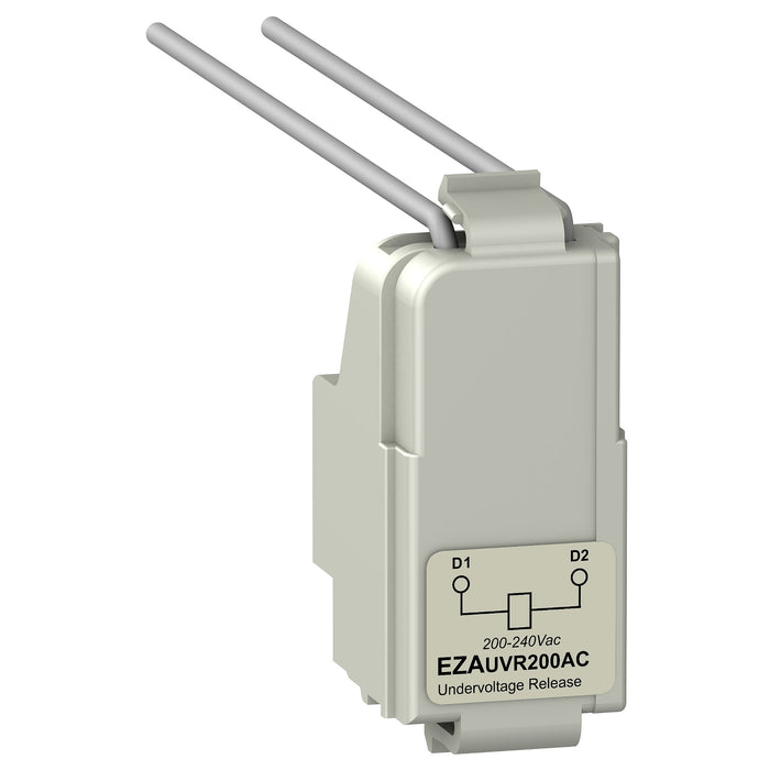 undervoltage release UVR, EasyPact EZC100, EasyPact CVS100BS, 200 VAC to 277 VAC 50/60 Hz