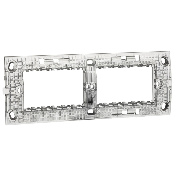 Double horizontal clear frame (100mm x 50mm) x2
