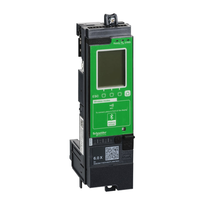Micrologic 6.0 X control unit, for Masterpact MTZ2/MTZ3 circuit breakers, drawout, LSIG protections