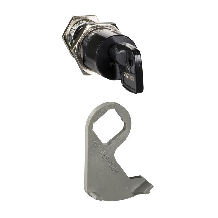 keylock Profalux for rotary handle, ComPact NS630b to NS600, keylock kit not included, locking in OFFposition