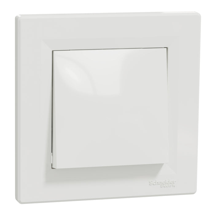 Asfora - intermediate switch - 10AX screwless, white