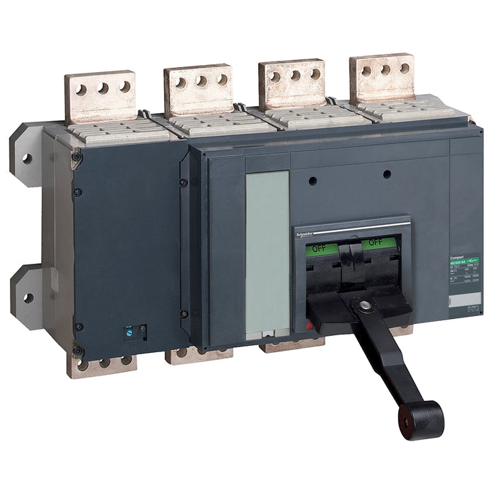 circuit breaker basic frame, ComPact NS 2000N, 50 kA at 415 VAC, 2000 A, fixed, manually operated, without trip unit, 4 P