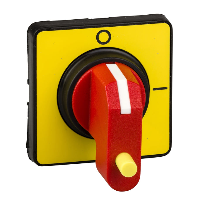TeSys VARIO / Mini VARIO - front and red rotary handle - 1 padlocking