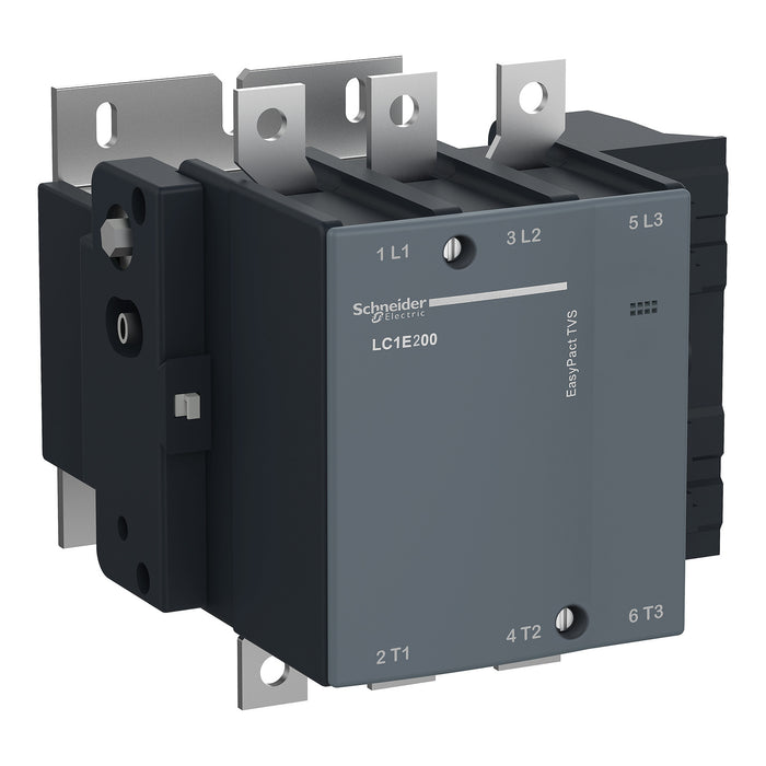 contactor - EasyPact TVS - 3P (3 NO) - AC-3 - <= 440 V 200 A - 415 V AC coil