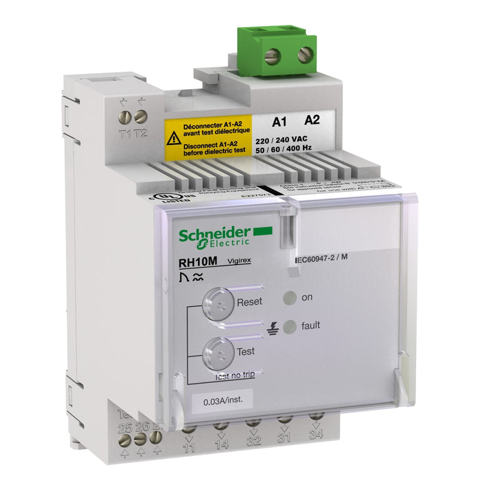 Earth-leakage relay RH10M - 30 mA - 240 V