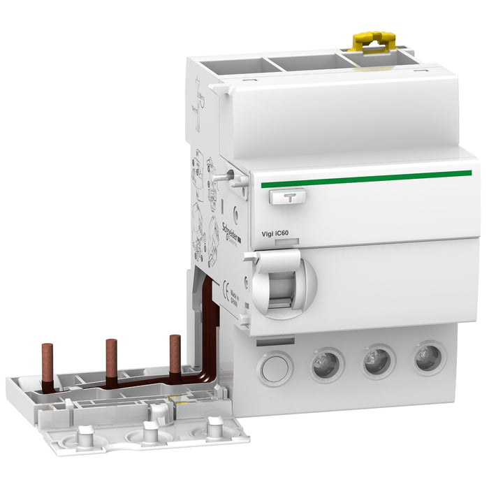 Vigi iC60 - earth leakage add-on block - 3P - 63A - 300mA - AC type
