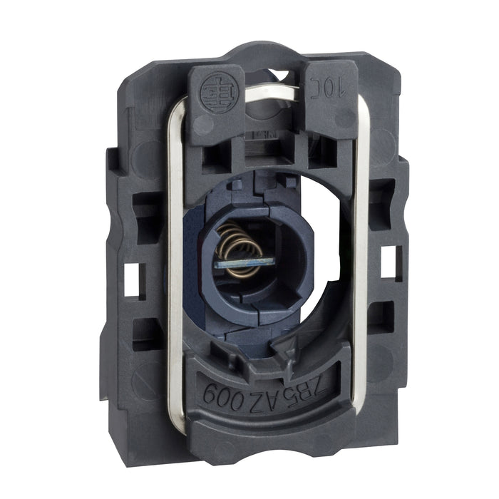 Harmony XB5, Light block with body/fixing collar, plastic, for BA9s bulb, <= 250 V