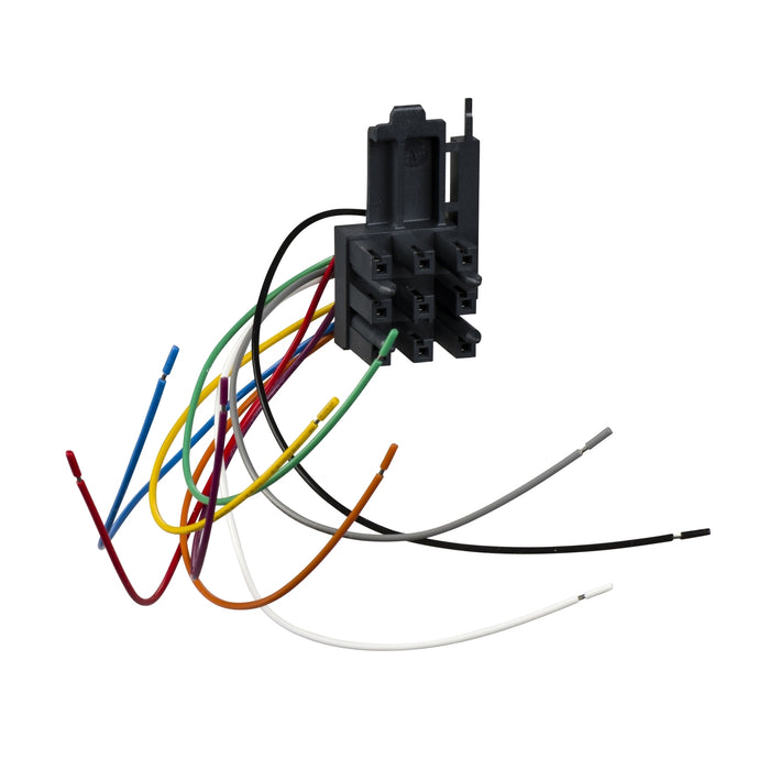 automatic auxiliary connector, moving part, ComPact NSX 100/160/250, for circuit breaker, 1 to 9 wires