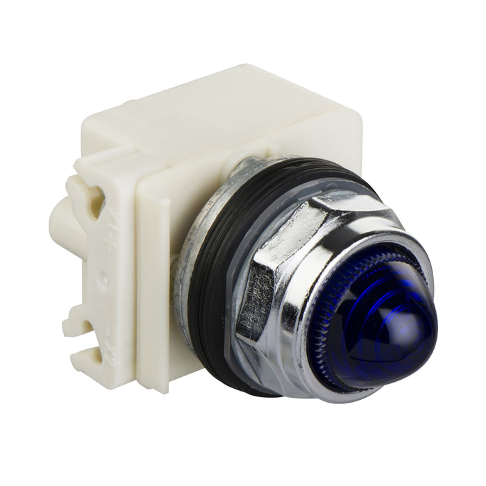 PILOT LIGHT 28V 30MM TYPE K +OPTIONS Blue