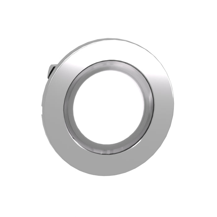 Head for illuminated push button, Harmony XB4, flush mounted white flush caps pushbutton legend insertion