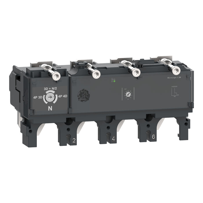 trip unit MicroLogic 2.3 for ComPacT NSX 400/630 circuit breakers, electronic, rating 400A, 4 poles 4d