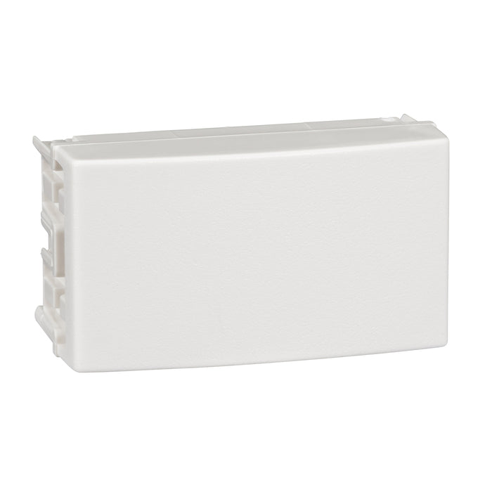 Standard blank module (1 module wide) - white