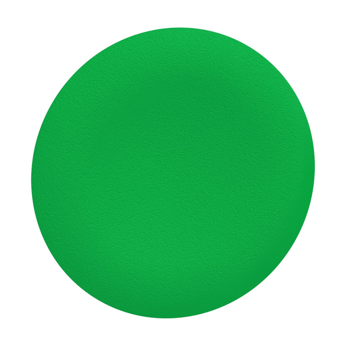 green plain cap for flush mounted push button