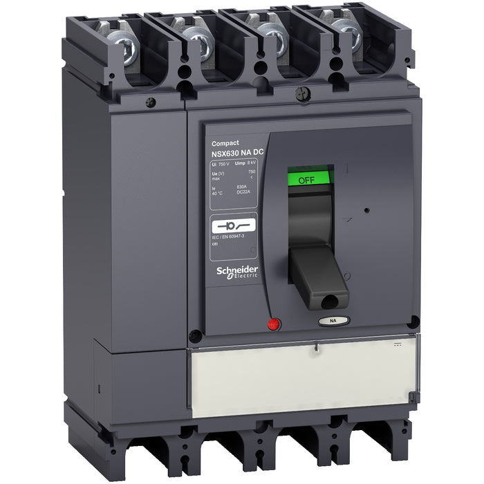 switch disconnector ComPact NSX630 NA DC, 4 poles, 630 A