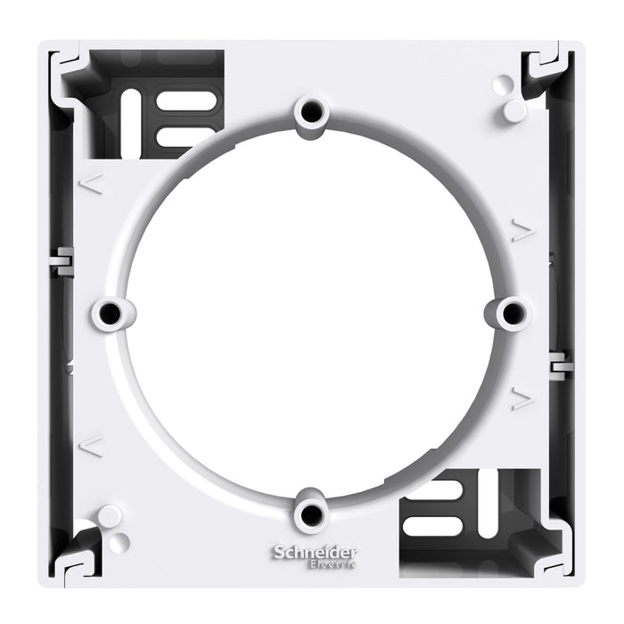 Asfora - 1-gang surface box - white