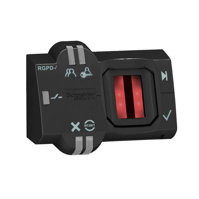 Harmony XB5S, Biometric switch bistable RGPD, plastic, Ø22, connection by M12 connector, 24 V AC/DC