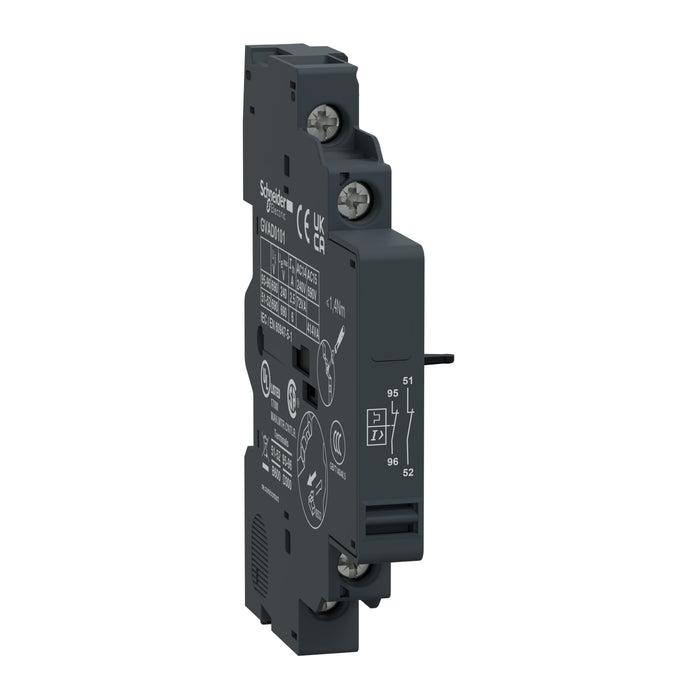 TeSys GV2 & GV3 - auxiliary contact - 1 NC + 1 NC (fault)