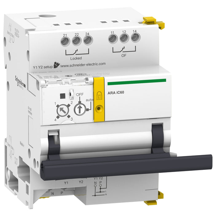 ARA auto recloser aux for iC60 1P-1PN-2P - 4 Prog