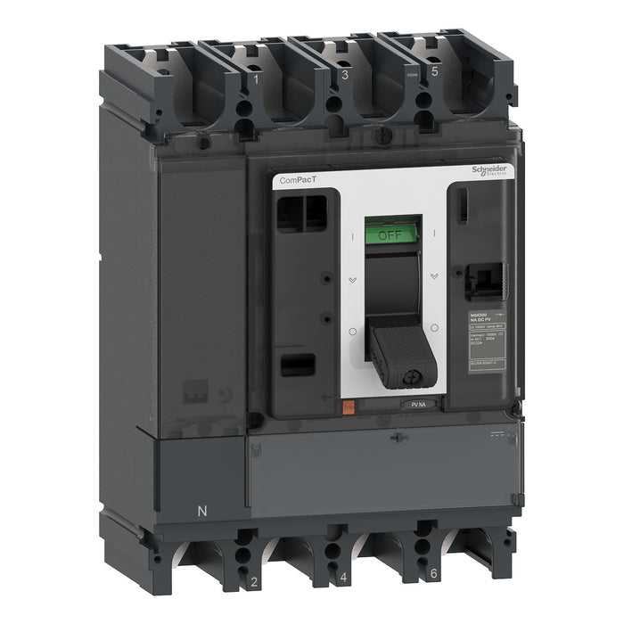 Switch disconnector ComPacT NSX400NA DC PV, 400A rating, 4 poles