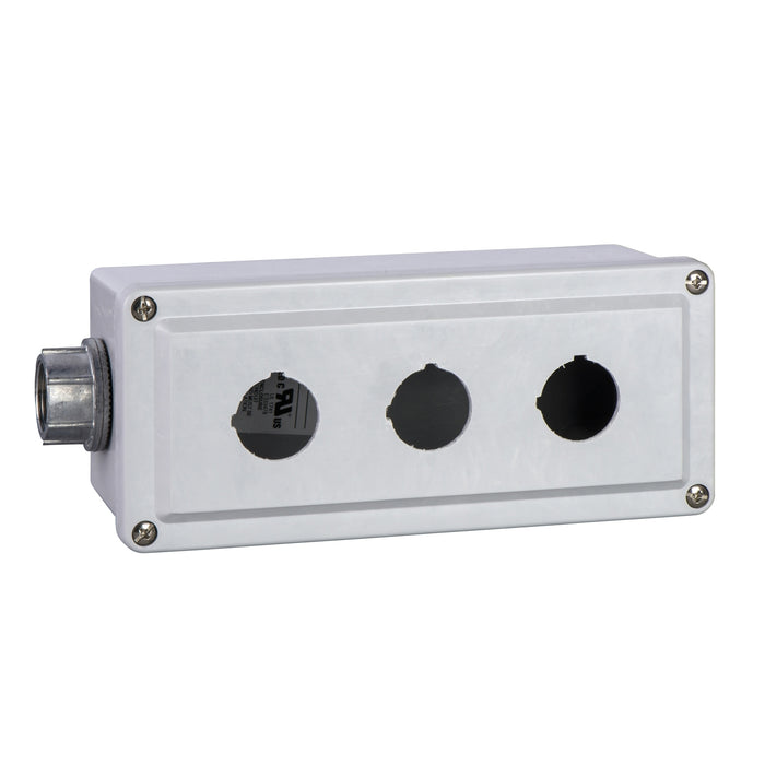 empty control station - 9001SK - plastic - 3 cut-outs Ø 30