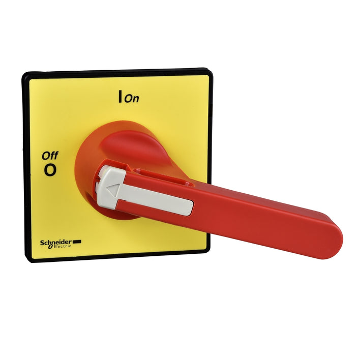 TeSys VARIO - front and red rotary handle - 1 to 3 padlocking V5/V6