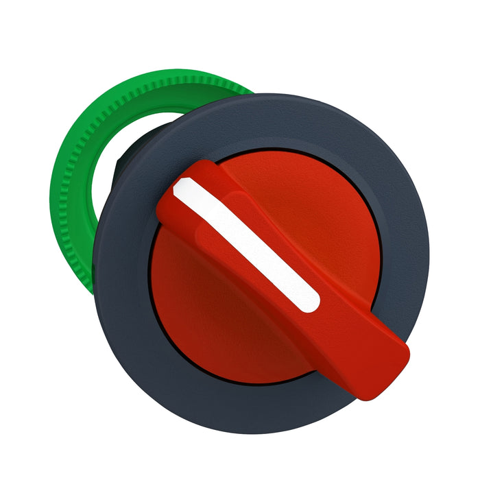 Head for selector switch, Harmony XB5, flush mounted red 2 pos stay put