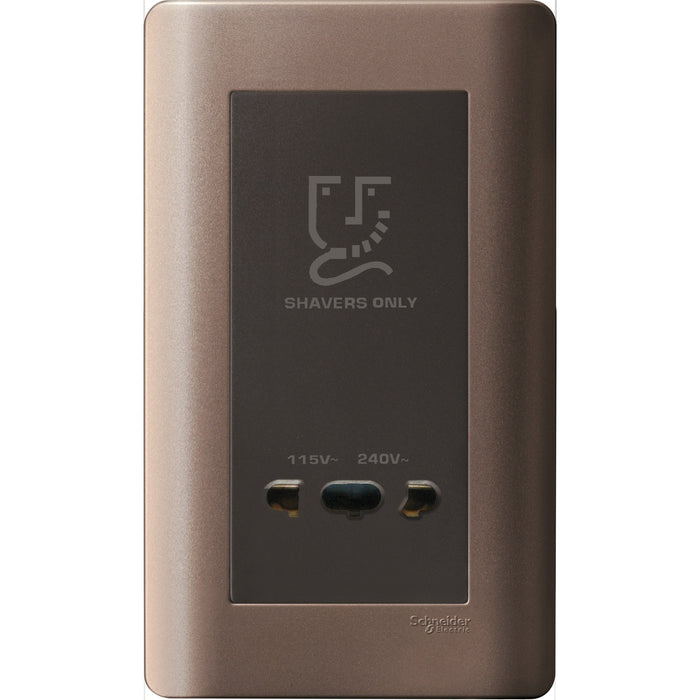 Universal Shaver Unit, Vertical, Sliver Bronze