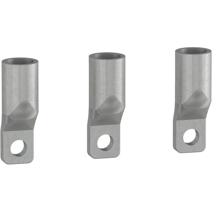 crimp lugs for copper cable, ComPact NSXm, 120 mm² rigid cable, 95 mm² flexible cable, set of 3 parts