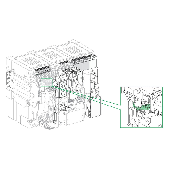 RAR automatic reset - for Masterpact MTZ2/MTZ3 fixed/drawout