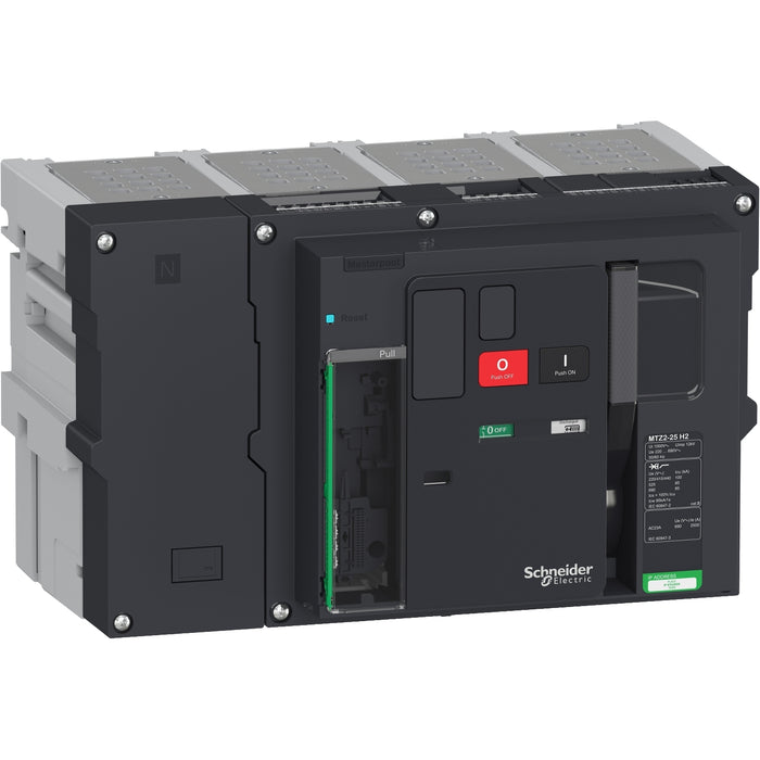 Circuit breaker Masterpact MTZ2 25H2, 2500 A, 4P drawout, without Micrologic