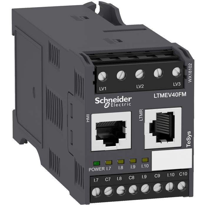 Motor Management, TeSys T, motor controller, extension module, 4 inputs, for LTMR controller, 100 to 240 VAC