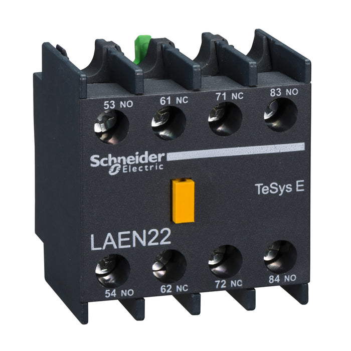EasyPact TVS - auxiliary contact block - 2 NO + 2 NC - screw-clamps terminals