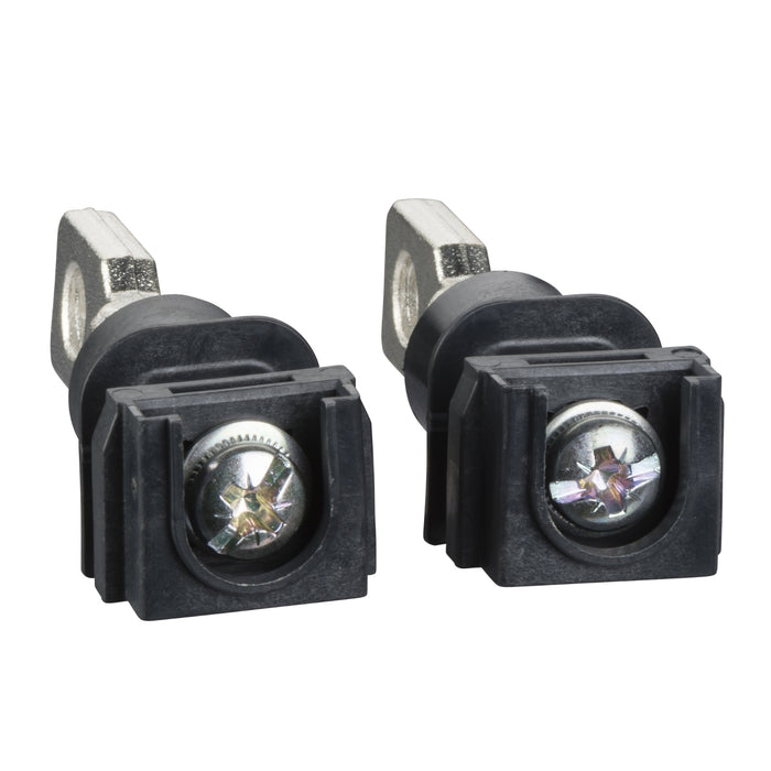 short rear connections, ComPact NSX, EasyPact CVS, 250 A, set of 2 parts