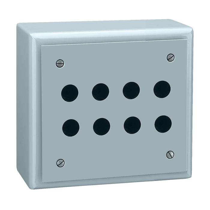 empty control station - XB2-S - metal - 8 openings in 4 columns