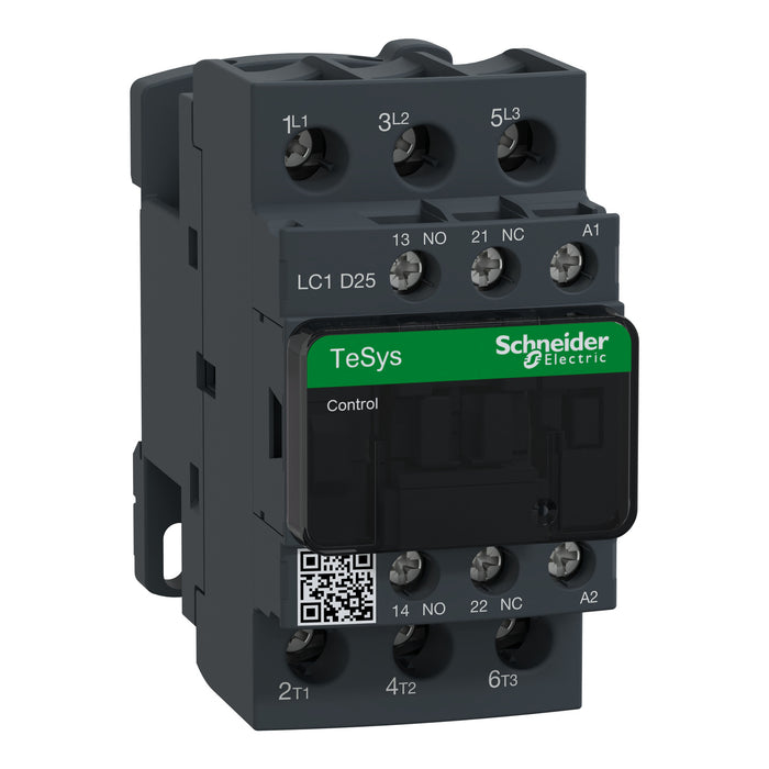TeSys D contactor - 3P(3 NO) - AC-3 - <= 440 V 25 A - 115 V AC coil
