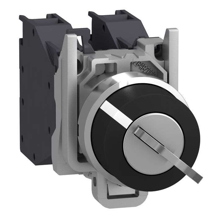 Complete selector switch, Harmony XB4, Explosive atmosphere, 455 Key swith 2 positions free at left