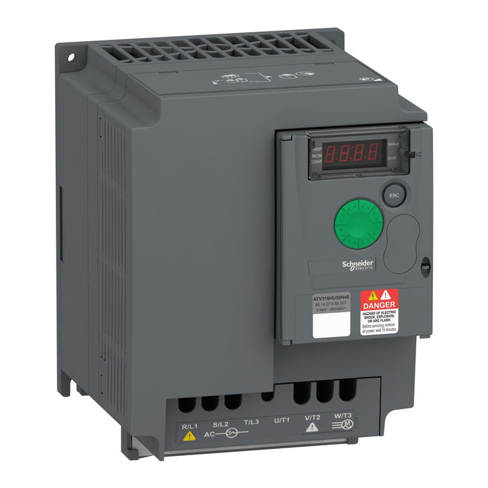 variable speed drive ATV310, 5.5 kW, 7.5 hp, 380...460 V, 3 phase
