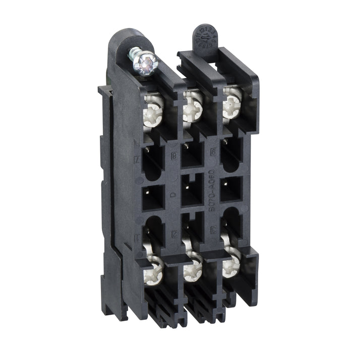 automatic auxiliary connector, fixed part, ComPact NSX 100 to NSX630, for plug-in base, 1 to 9 wires