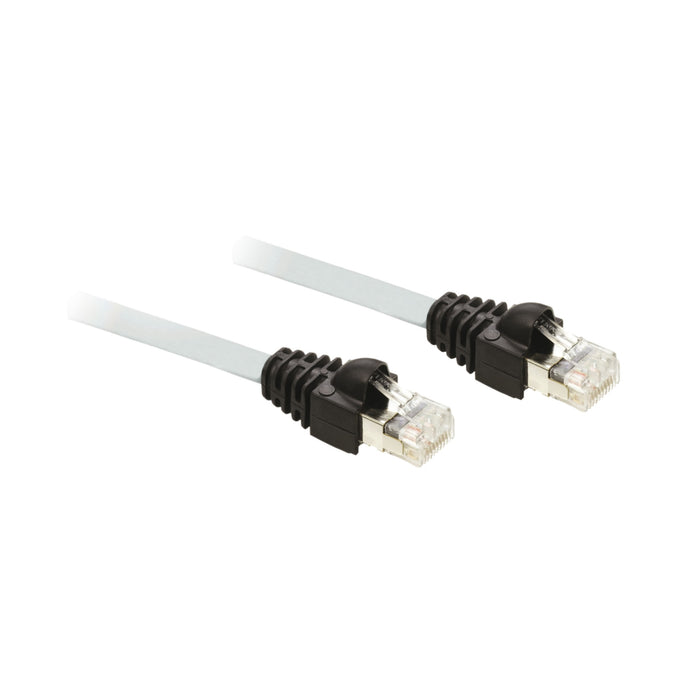 cable for Profibus DP gateway - 2 male connectors RJ45 - 1 m