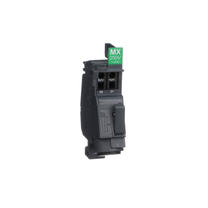 standard MX shunt release, ComPact NSXm, rated voltage 250 VDC, 220/240 VAC 50 Hz, 208/240 VAC 60Hz, 277 VAC 60 Hz