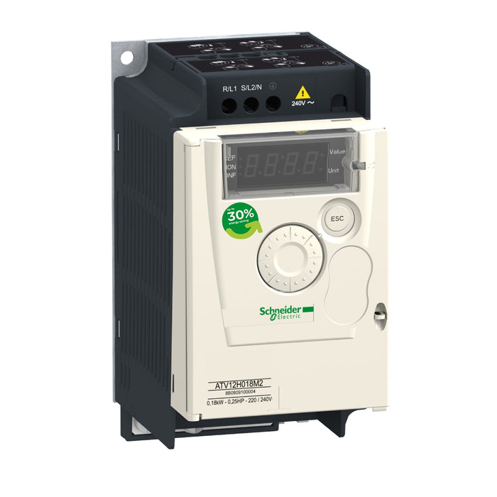 variable speed drive ATV12 - 0.18kW - 0.25hp - 200..240V - 1ph