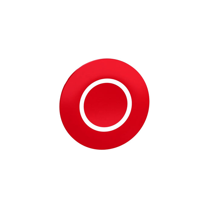 red cap marked O for rectangular multiple-headed pushbutton Ø22