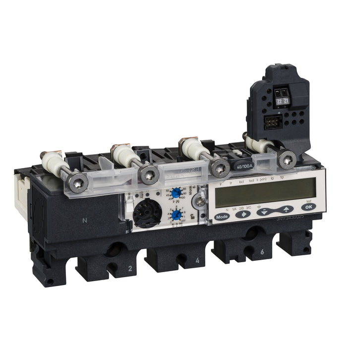 trip unit MicroLogic 6.2 E for ComPact NSX 160/250 circuit breakers, electronic, rating 160A, 4 poles 4d
